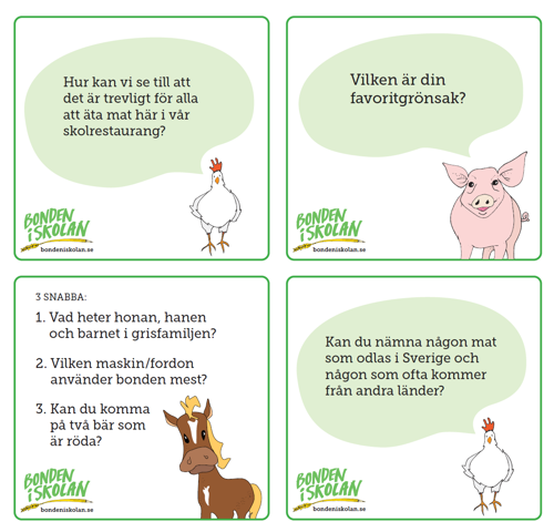 Måltidskort bild. Klicka för att se visa hela bilden.